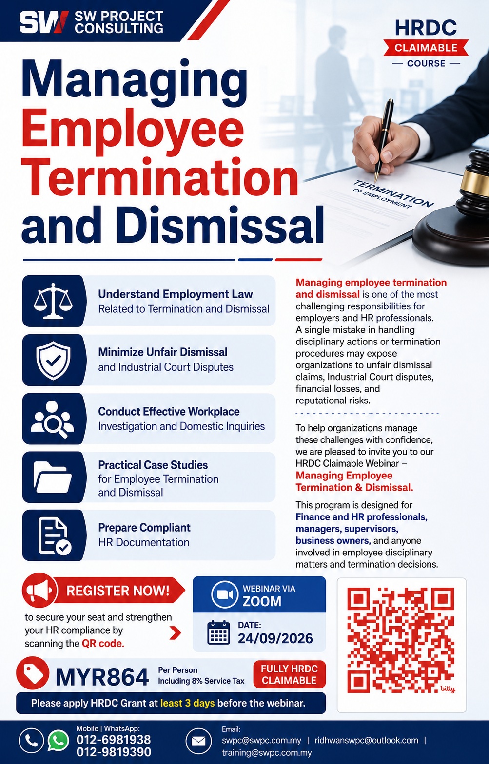 Online Seminar - Managing Employee Termination and Dismissal