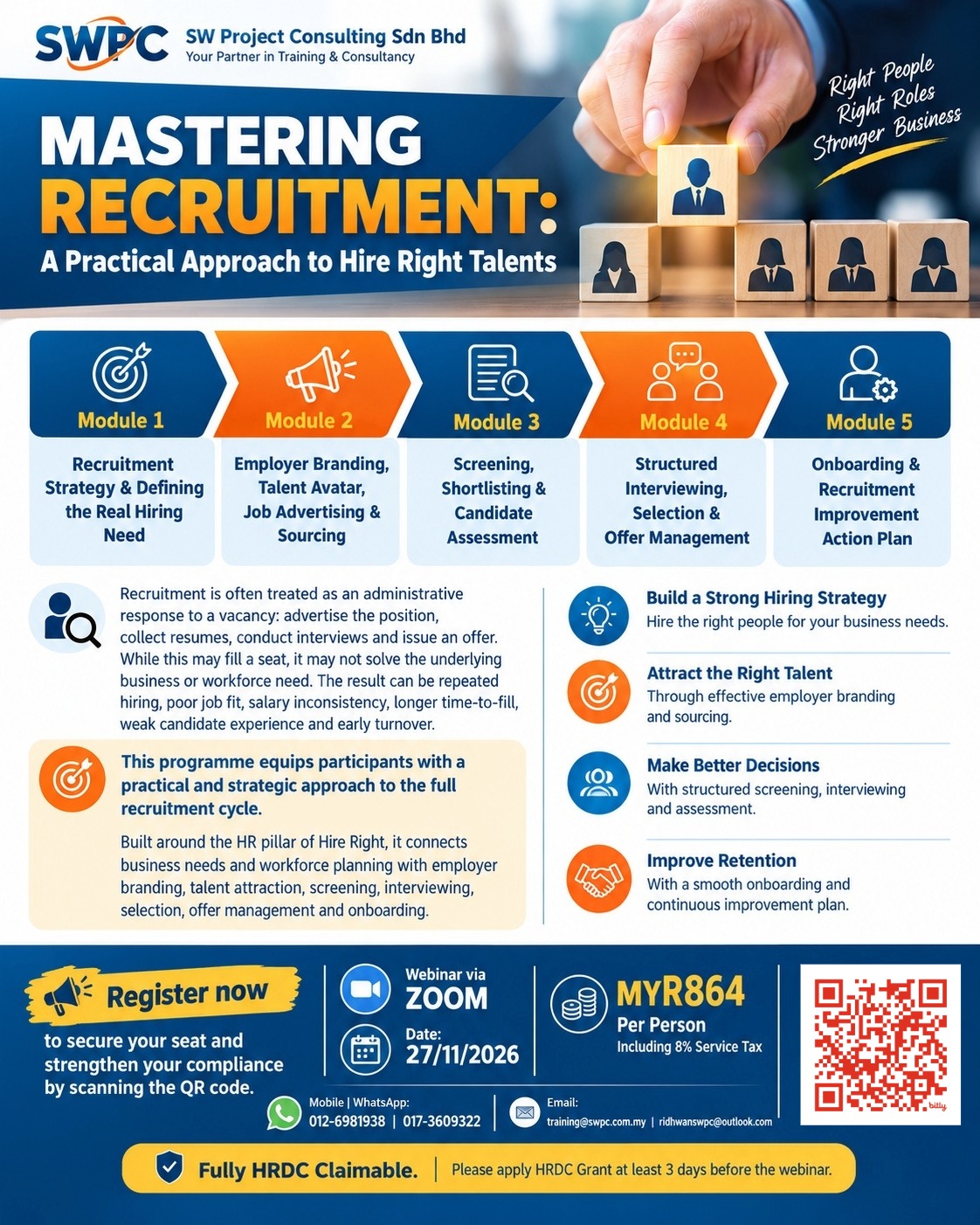 Online Seminar - Mastering Recruitments: A Practical Approach to Hire Right Talents
